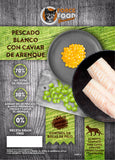 FORCEFOOD Gourmet Pescado Blanco con Caviar de Arenque