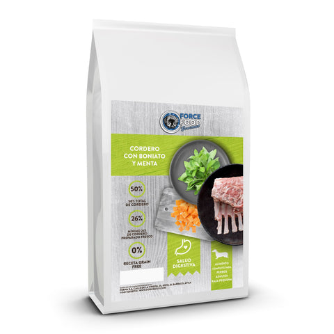 FORCEFOOD gourmet adulto razas pequeñas Cordero con boniato y menta